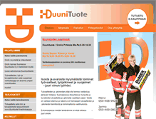 Tablet Screenshot of duunituote.fi